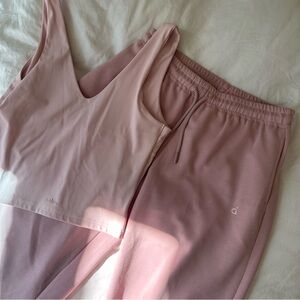 Pink Tank Top & Sweats Set